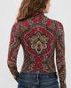 ALICE + OLIVIA ALICE + OLIVIA Delaina Top bon voyage hibiscus multi - 3