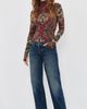 ALICE + OLIVIA ALICE + OLIVIA Delaina Top bon voyage hibiscus multi - 5