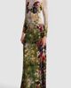 ALICE + OLIVIA ALICE + OLIVIA Delora Floral Long Sleeve Maxi Dress - 3