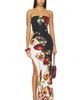 Alice + Olivia Alice + Olivia Delora Strapless Cutaway Side Slit Maxi Dress - 1