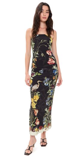 alice and olivia imogene tiered maxi dress Alice + Olivia Imogene Tier Ruffle Maxi Dress