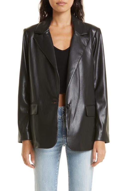 ALICE + OLIVIA ALICE + OLIVIA Denny Faux Leather Blazer