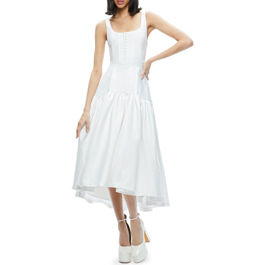 Alice + Olivia Alice + Olivia Diana High-Low Midi Dress