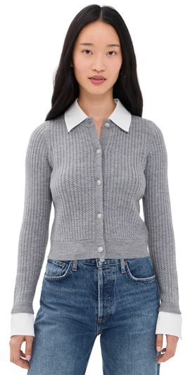 ALICE + OLIVIA ALICE + OLIVIA Dollie Cardigan Medium Heather Grey