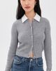 ALICE + OLIVIA ALICE + OLIVIA Dollie Cardigan Medium Heather Grey - 2