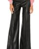 Alice + Olivia Alice + Olivia Dylan Faux Leather High Waist Wide Leg Pant - 1