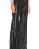 Alice + Olivia Alice + Olivia Dylan Faux Leather High Waist Wide Leg Pant - 2