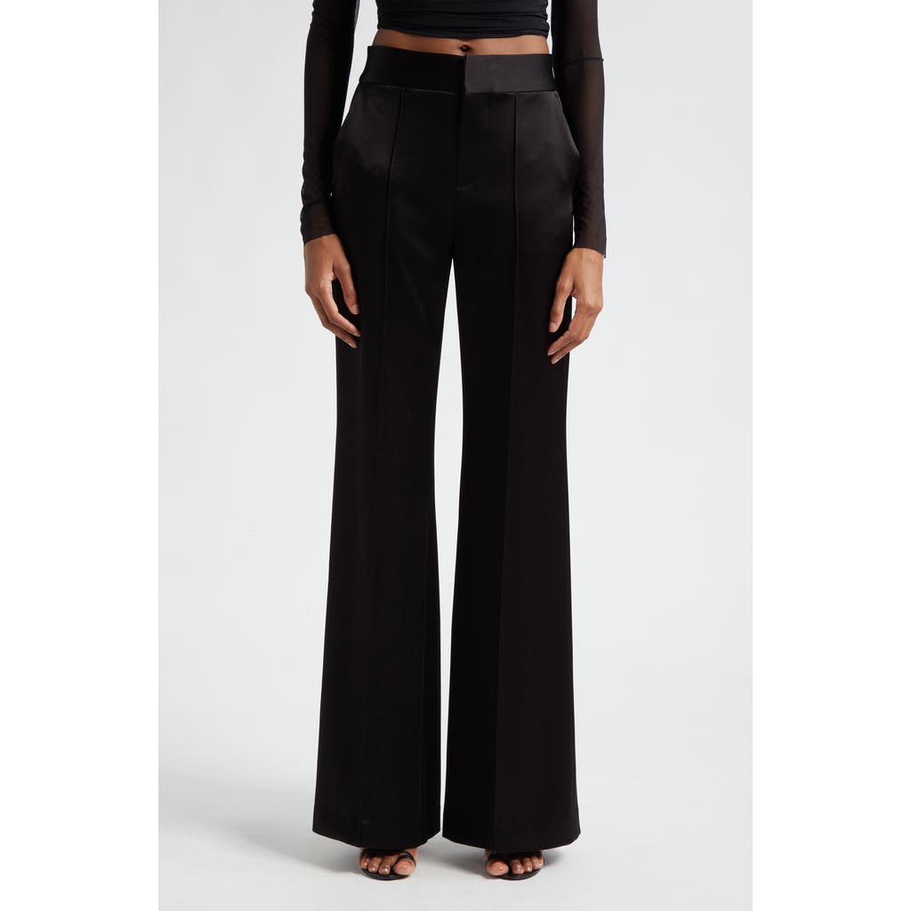 Alice + Olivia Alice + Olivia Dylan High Waist Wide Leg Pants