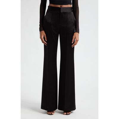 Alice + Olivia Alice + Olivia Dylan High Waist Wide Leg Pants