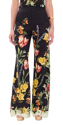 ALICE + OLIVIA ALICE + OLIVIA Dylan Wide Leg Pants Desert Springs Black