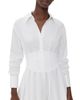 ALICE + OLIVIA ALICE + OLIVIA Edie Corset Button Down Mini Dress Off White - 1
