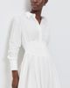 ALICE + OLIVIA ALICE + OLIVIA Edie Corset Button Down Mini Dress Off White - 2