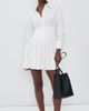 ALICE + OLIVIA ALICE + OLIVIA Edie Corset Button Down Mini Dress Off White - 5