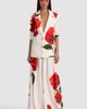ALICE + OLIVIA ALICE + OLIVIA Elna Long Poppy Print Blazer - 2
