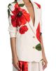 ALICE + OLIVIA ALICE + OLIVIA Elna Long Poppy Print Blazer - 4