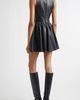 ALICE + OLIVIA ALICE + OLIVIA Emmy Faux Leather Sleeveless Dress - 2