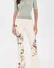 ALICE + OLIVIA ALICE + OLIVIA Emryn Embroidered Jeans Vanilla Multi - 5