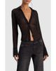 ALICE + OLIVIA ALICE + OLIVIA Freya Embellished Mesh Top - 1