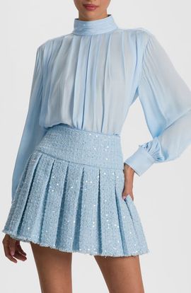 ALICE + OLIVIA ALICE + OLIVIA Gertrude Mock Neck Top