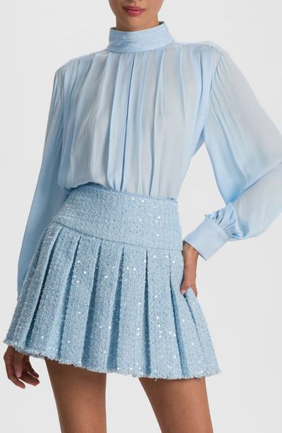 Alice + Olivia Alice + Olivia Gertrude Mock Neck Top
