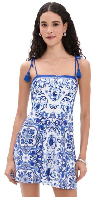 ALICE + OLIVIA ALICE + OLIVIA Glinda Tassel Dress Solstice