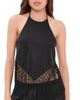 ALICE + OLIVIA ALICE + OLIVIA Greta Halter Tie Back Handkerchief Top Black - 1