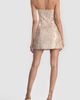 ALICE + OLIVIA ALICE + OLIVIA Hallie Metallic Damask Jacquard Cocktail Dress - 2