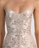 ALICE + OLIVIA ALICE + OLIVIA Hallie Metallic Damask Jacquard Cocktail Dress - 4