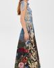ALICE + OLIVIA ALICE + OLIVIA Hana Square Neck Tie Strap Midi Dress Alpine Dawn - 4