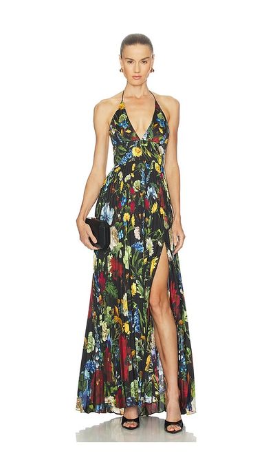chinese dress ladies Alice + Olivia Multi Print Dress sz 4 l Michael's Luxury Consignment –  Michael's Consignment NYC main image 0
