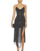 Alice + Olivia Alice + Olivia Harmony Embell Midi Dress With Slit - 1