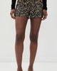 ALICE + OLIVIA ALICE + OLIVIA Hera Back Zip Shorts Black/Gold - 2