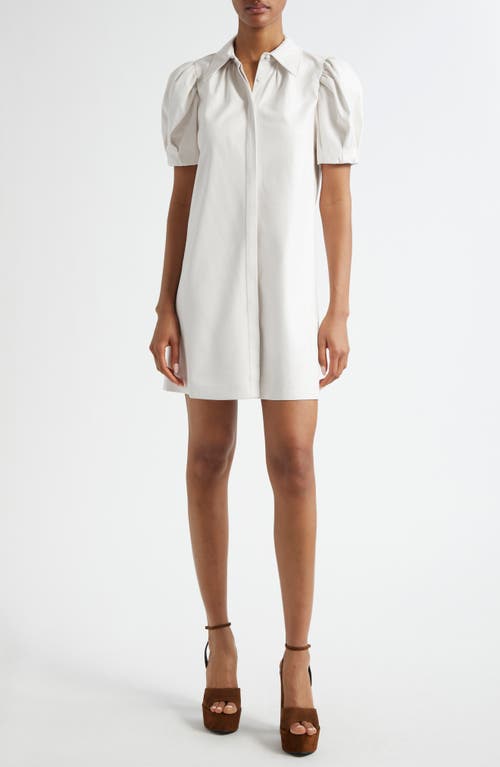 Alice + Olivia Alice + Olivia Jem Faux Leather Shift Dress