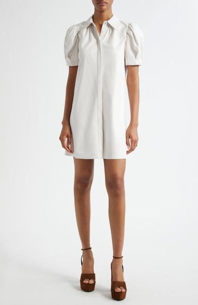 Alice + Olivia Alice + Olivia Jem Faux Leather Shift Dress