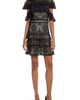 ALICE + OLIVIA Alice + Olivia Jolie Tiered Ruffle Lace Dress - 1