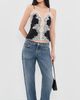 ALICE + OLIVIA ALICE + OLIVIA Julietta Cutaway Lace Slip Top Black/Chino - 5