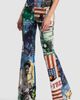 ALICE + OLIVIA ALICE + OLIVIA Kai Low Rise Flare Patchwork Jeans - 3