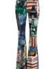 ALICE + OLIVIA ALICE + OLIVIA Kai Low Rise Flare Patchwork Jeans - 5