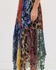 ALICE + OLIVIA ALICE + OLIVIA Katz Handkerchief Hem Midi Skirt Off The Grid Lg - 4