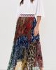 ALICE + OLIVIA ALICE + OLIVIA Katz Handkerchief Hem Midi Skirt Off The Grid Lg - 5