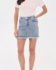 ALICE + OLIVIA ALICE + OLIVIA Kiera Embellished Denim Mini Skirt Fiona Vintage Blue - 5