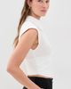ALICE + OLIVIA ALICE + OLIVIA Kim Paneled Corset Fitted Top Off White - 4