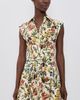 ALICE + OLIVIA ALICE + OLIVIA Kim Paneled Corset Flared Mini Shirt Dress Desert Springs Vanilla - 2