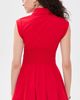 ALICE + OLIVIA ALICE + OLIVIA Kim Paneled Corset Flared Mini Shirt Dress Hibiscus - 3