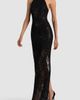 ALICE + OLIVIA ALICE + OLIVIA Koi Embellished Lace Halter Gown - 5