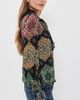 ALICE + OLIVIA ALICE + OLIVIA Lloyd Neck Wrap Button Down Shirt Road To Love Lg - 4