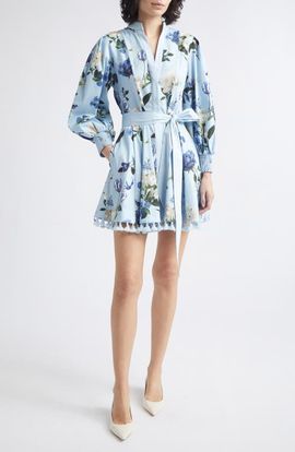 alice olivia chara floral fit & flare midi dress Alice + Olivia Chara Floral Fit &amp; Flare Midi-Dress - Dresses & Skirts
