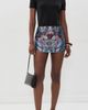 ALICE + OLIVIA ALICE + OLIVIA Mace High Rise Mini Skort Heartstrings Mineral Blue - 5