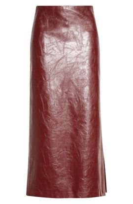 ALICE + OLIVIA ALICE + OLIVIA Maeve Faux Leather Midi Skirt