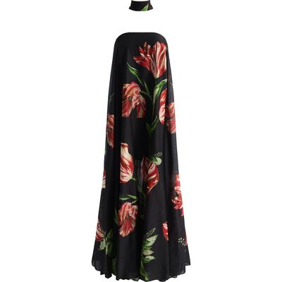 Alice + Olivia Alice + Olivia Maricela Strapless Maxi Dress With Scarf